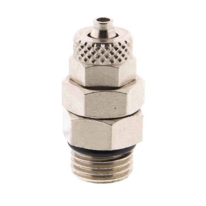 Złączka prosta skręcana obrotowa 1/4 6x4 mm