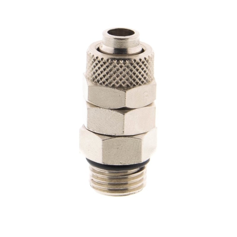 Złączka prosta skręcana obrotowa 1/4 10x8 mm
