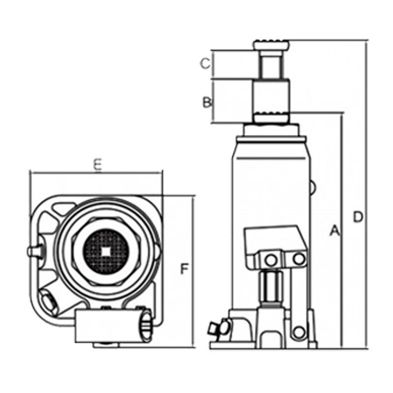 Hydrauliczny podnośnik słupkowy MAGNUM 6T