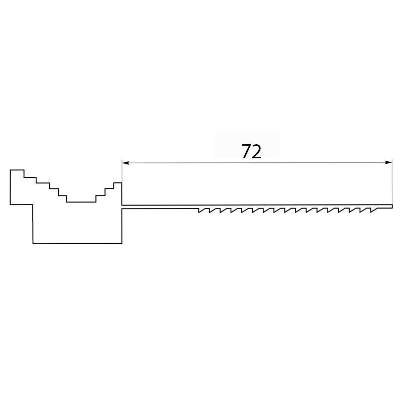 Uchwyt paskowy biały UP-22 9-22mm