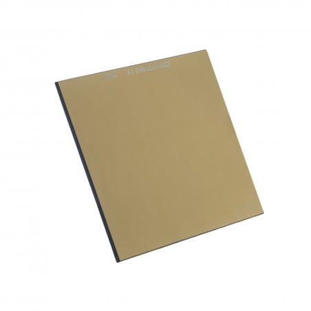 Szkło ciemne filtr spawalniczy lustrzany DIN10 11x9 metalizowane złote