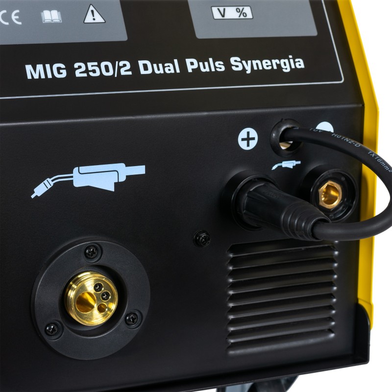 Spawarka inwerterowa MAGNUM MIG250/2 Dual Puls  Synergia 230/400V, 200/250A
