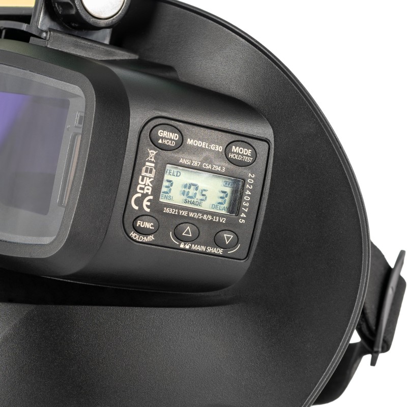 Automatyczne gogle spawalnicze MAGNUM RG30-LCD z osłona twarzy i lampką