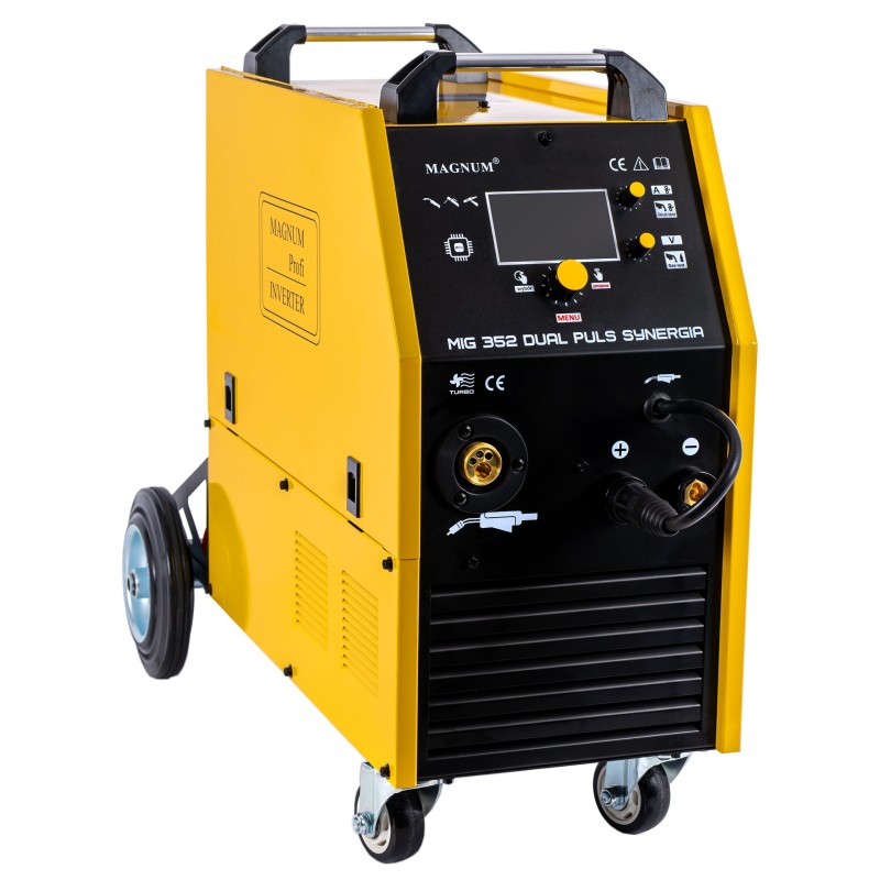 Spawarka inwerterowa Magnum MIG/MAG 352 Dual Puls Synergia LCD 4x4, MB24/3