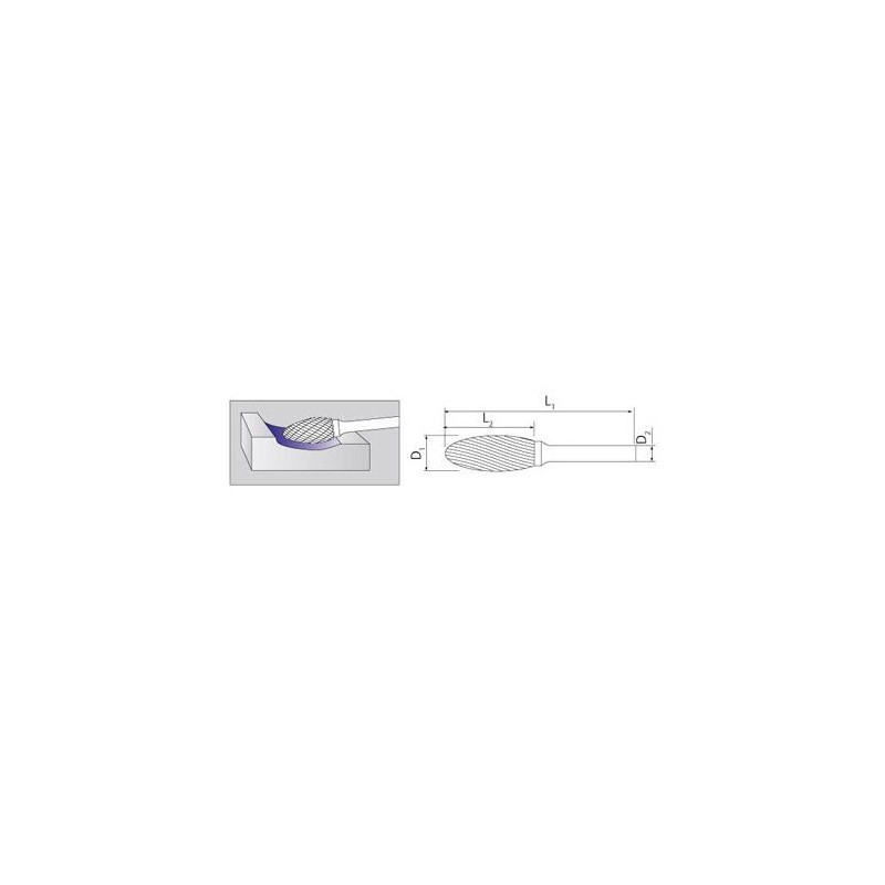 Pilnik obrotowy płomykowy MAGNUM H/10/NBC NANO BLUE