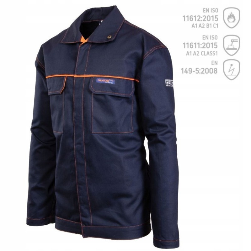 Bluza spawalnicza Brixton Profflam Antistatic r. 54 trudnopalna (dla spawacza)