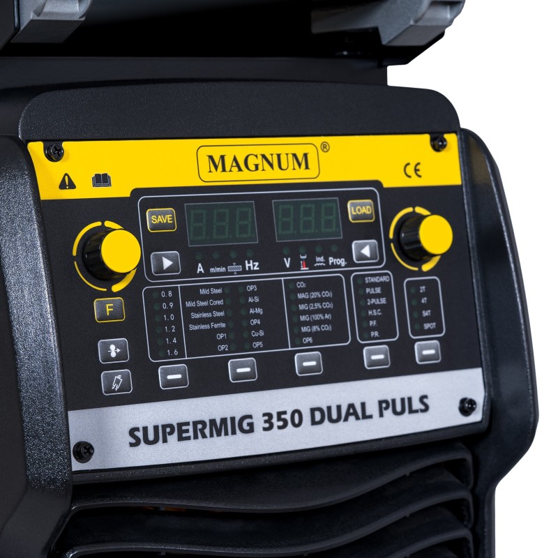 Spawarka inverterowa MAGNUM SUPERMIG 350 DUAL PULS SYNERGIA 350A/100%, 400V