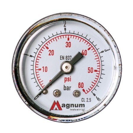 MANOMETR 63 MM 0-4 BAR Z PRZYŁĄCZEM TYLNYM G1/4"