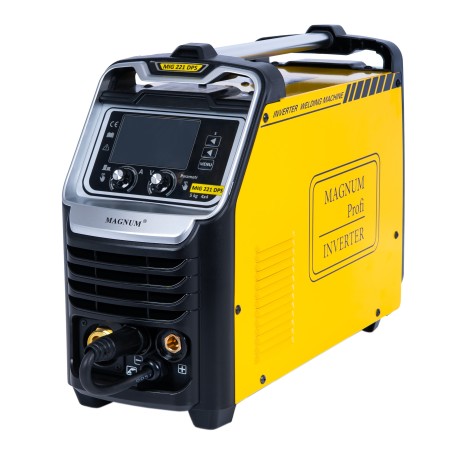 Półautomat spawalniczy MAGNUM MIG 221 DUAL PULS SYNERGIA 4x4 MMA 200A/60%