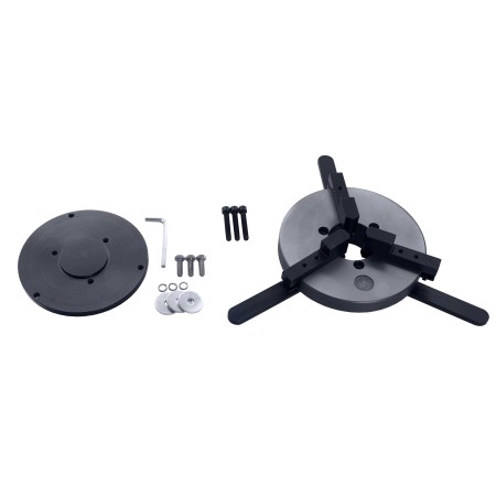 Samocentrujący uchwyt obrotnika D200 Magnum + adapter mocujący do stołu  Samocentrujący uchwyt obrotnika D200 Magnum + adapter mocujący do stołu