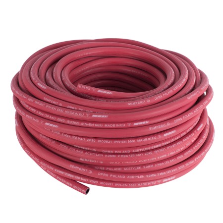 WĄŻ GAZOWY ACETYLEN 4/11 MM 2MPA SEMPERIT 5M