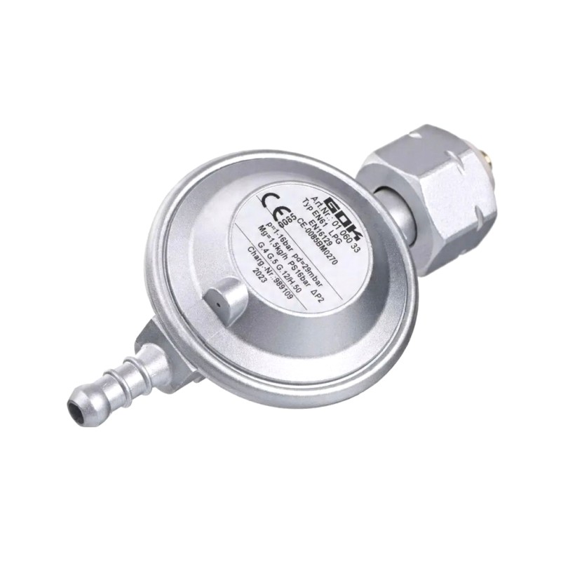 Reduktor gazu propan-butan GOK GO0111542 1,5kg/h 37mbar Reduktor gazu propan-butan GOK GO0111542 1,5kg/h 37mbar