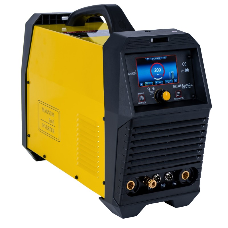 Spawarka inwerterowa TIG AC/DC MAGNUM THF238 Pro LCD V2 200A/60%, PULS