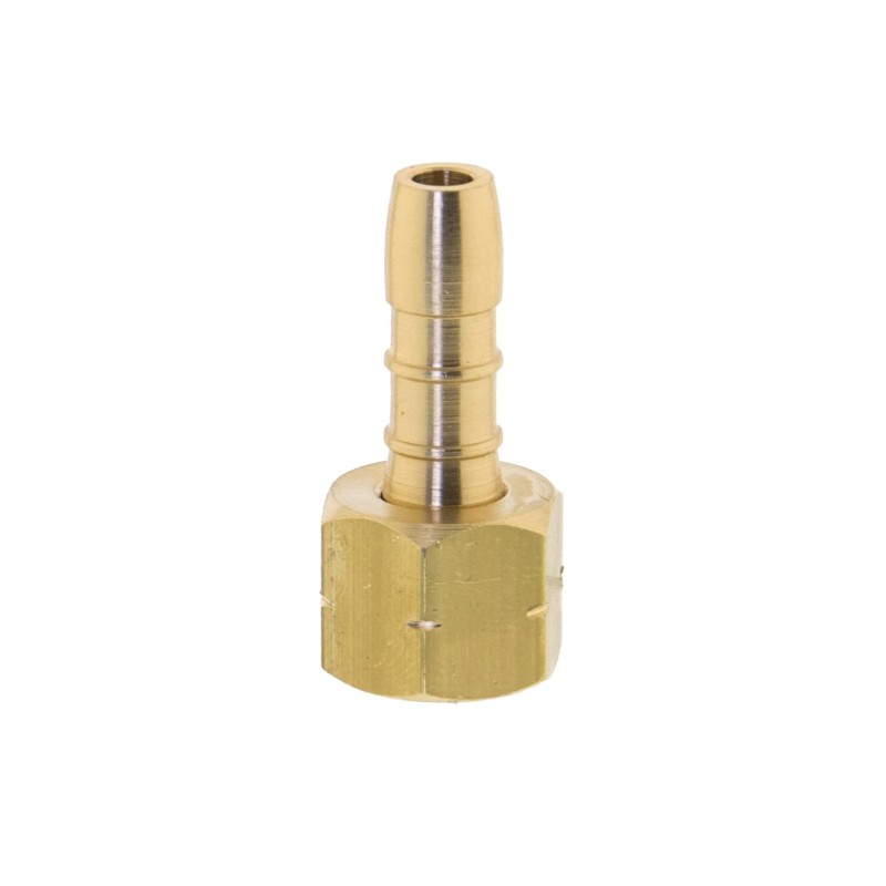 Złączka gazowa 2- częściowa gwint wewnętrzny lewy 1/4"LH na wąż 8 mm