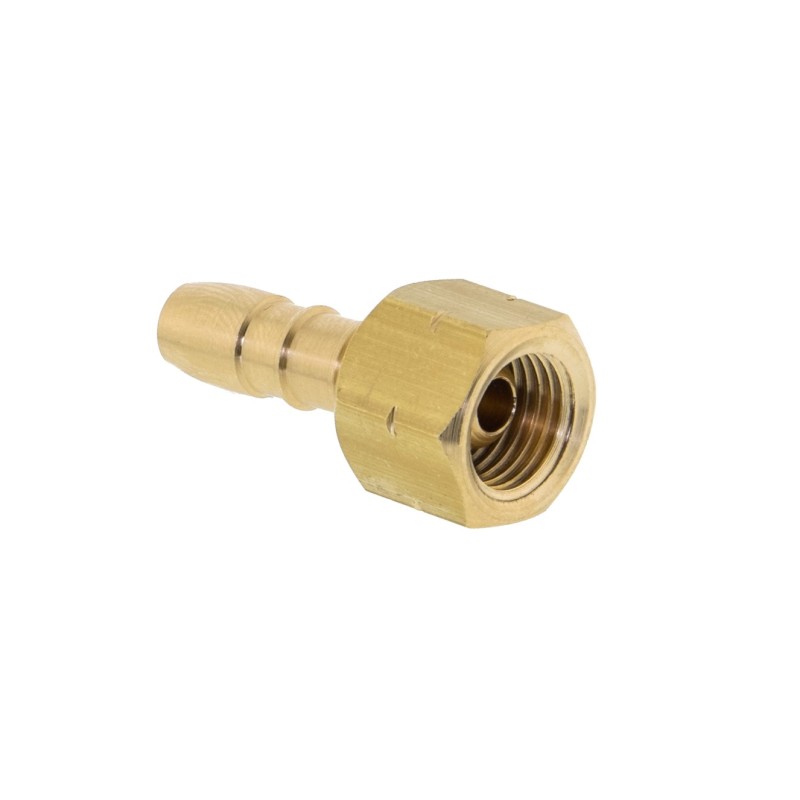 Złączka gazowa 2- częściowa gwint wewnętrzny lewy 1/4"LH na wąż 8 mm