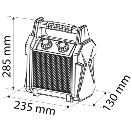Nagrzewnica elektryczna ceramiczna PTC  Neo Tools 3 kW 90-061