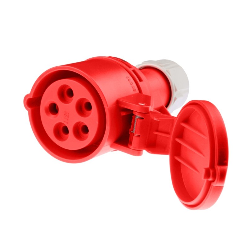 Gniazdo Elektryczne hermetyczne PCE 400V czerwony 16/5