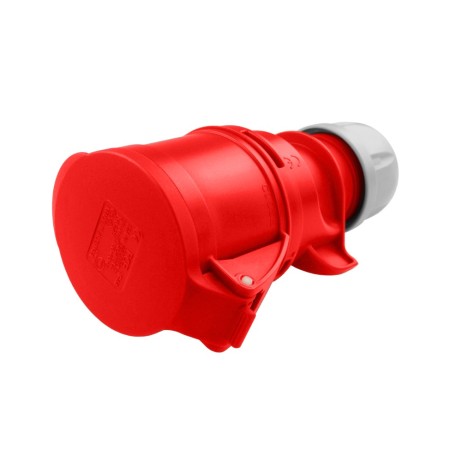 Gniazdo Elektryczne hermetyczne PCE 400V czerwony 32/5