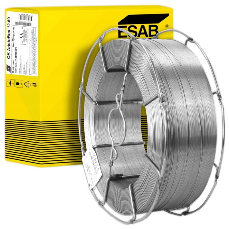 Drut spawalniczy Esab OK 12.50 SG2 0,8 mm 15kg