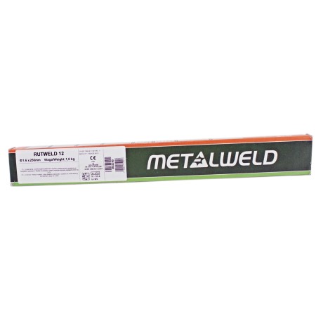 Elektrody Metalweld rutylowe 1.6/250mm 1kg RÓŻOWE Rutweld 12