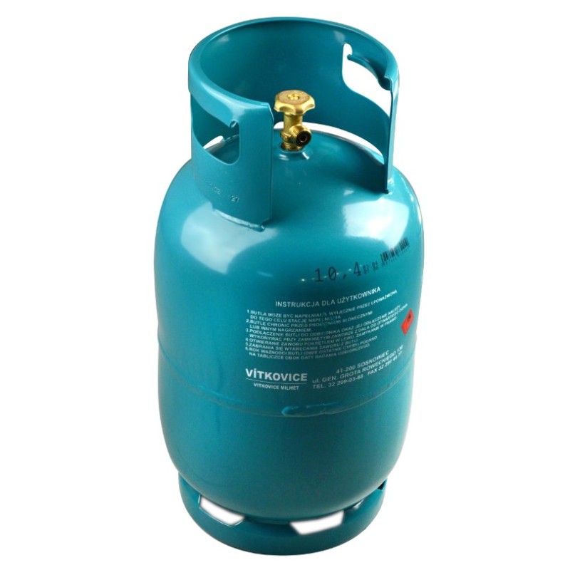 Butla gazowa propan butan Vitkovice Milmet 11 kg 27l z kołnierzem 