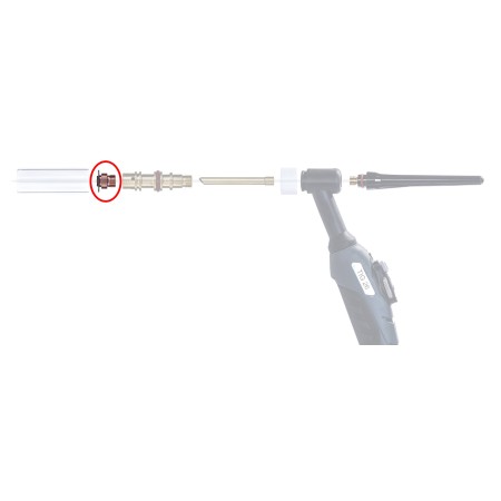 Soczewka gazowa standard TIG QUARTZ 17/18/26 2.4mm