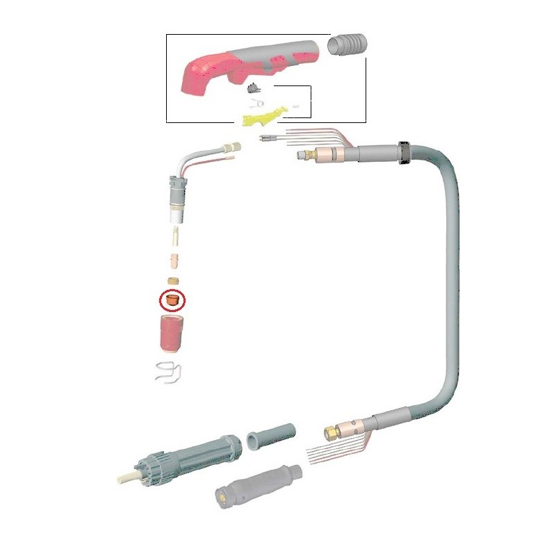 Dysza tnąca uchwytu plazmy A-101/A-141 1.9 mm Magnum