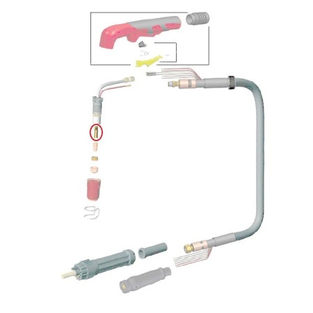 Dyfuzor rurka chłodząca uchwytu plazmy A101/LT101