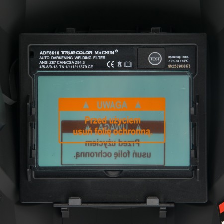 PRZYŁBICA AUTOMATYCZNA MAGNUM PROCOLOR CZERWONA