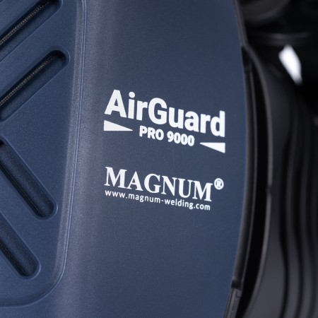 PRZYŁBICA SAMOŚCIEMNIAJĄCA Z NAWIEWEM MAGNUM AIRGUARD PRO 9000 + TORBA