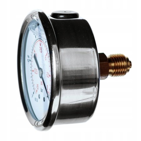 MANOMETR GLICERYNOWY 63 MM TYLNY 0-12 BAR G1/4"