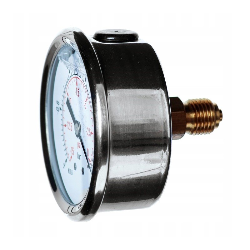 MANOMETR GLICERYNOWY 63 MM TYLNY 0-12 BAR G1/4"