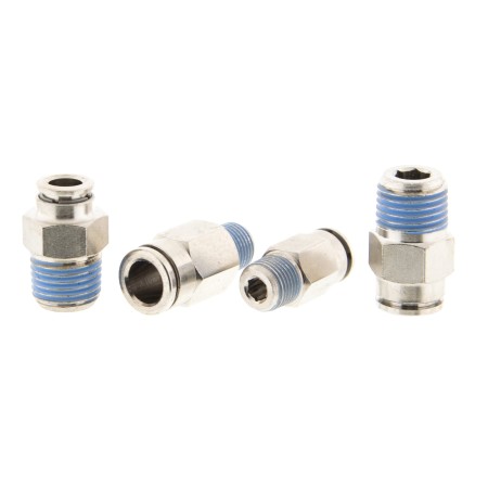 ZŁĄCZKA WTYKOWA PROSTA METALOWA WĄŻ 6MM GWINT GZ1/4 SPC06-02M