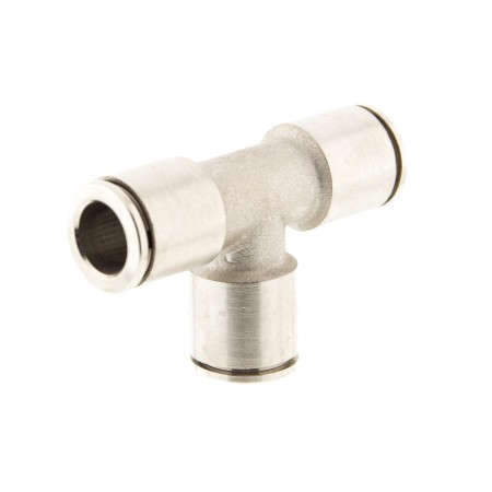 ZŁĄCZKA WTYKOWA TRÓJNIK METALOWY T WĄŻ 6MM SPE06 M 