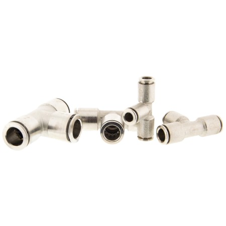 ZŁĄCZKA WTYKOWA TRÓJNIK METALOWY T WĄŻ 12MM SPE12 M