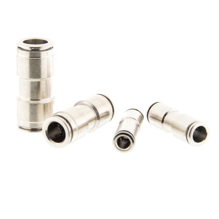 ZŁĄCZKA WTYKOWA PROSTA PRZELOTOWA METALOWA WĄŻ 6MM SPU06 M