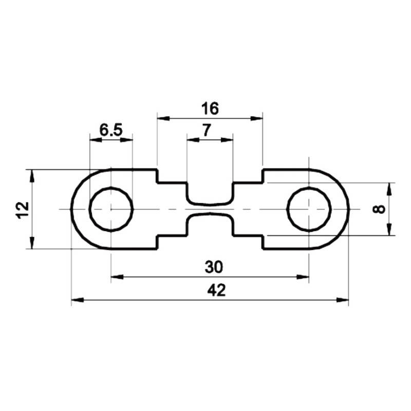 Bezpiecznik blaszkowy liniowy MAGNUM 50A 