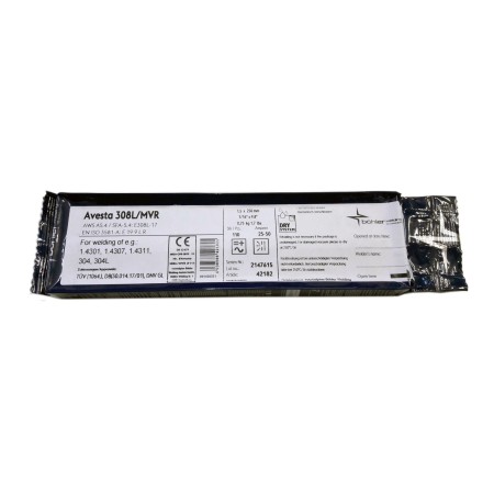 ELEKTRODA NIERDZEWNA AVESTA 1.5X250 mm 308L/MVR PACZKA 0.75kg