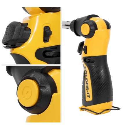 LUTOWNICA GAZOWA Z REGULOWANĄ GŁOWICĄ IRODA SOLDER PRO-15 IRON KIT