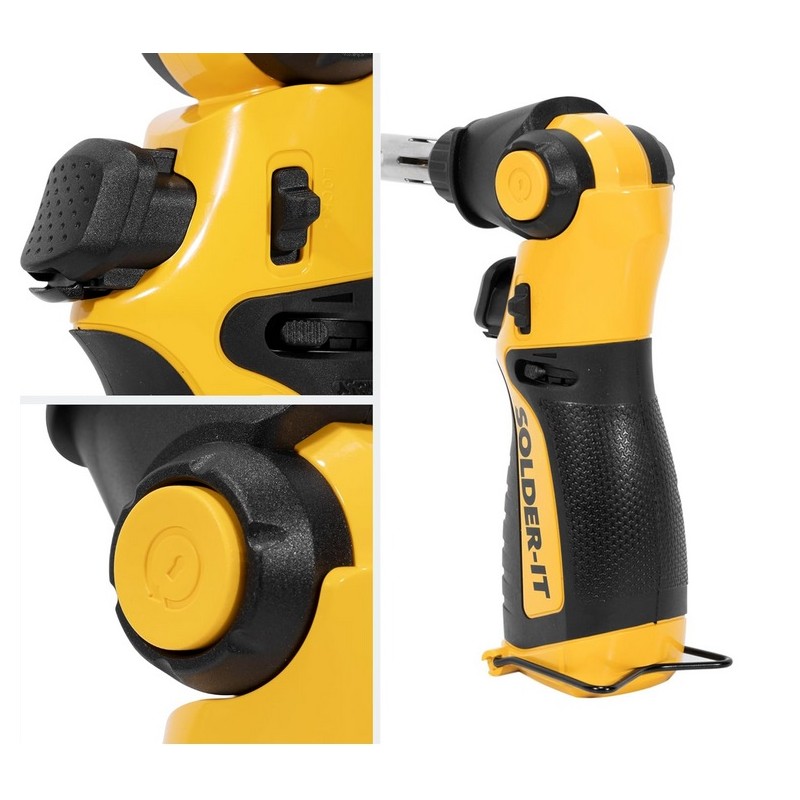 LUTOWNICA GAZOWA Z REGULOWANĄ GŁOWICĄ IRODA SOLDER PRO-15 IRON KIT