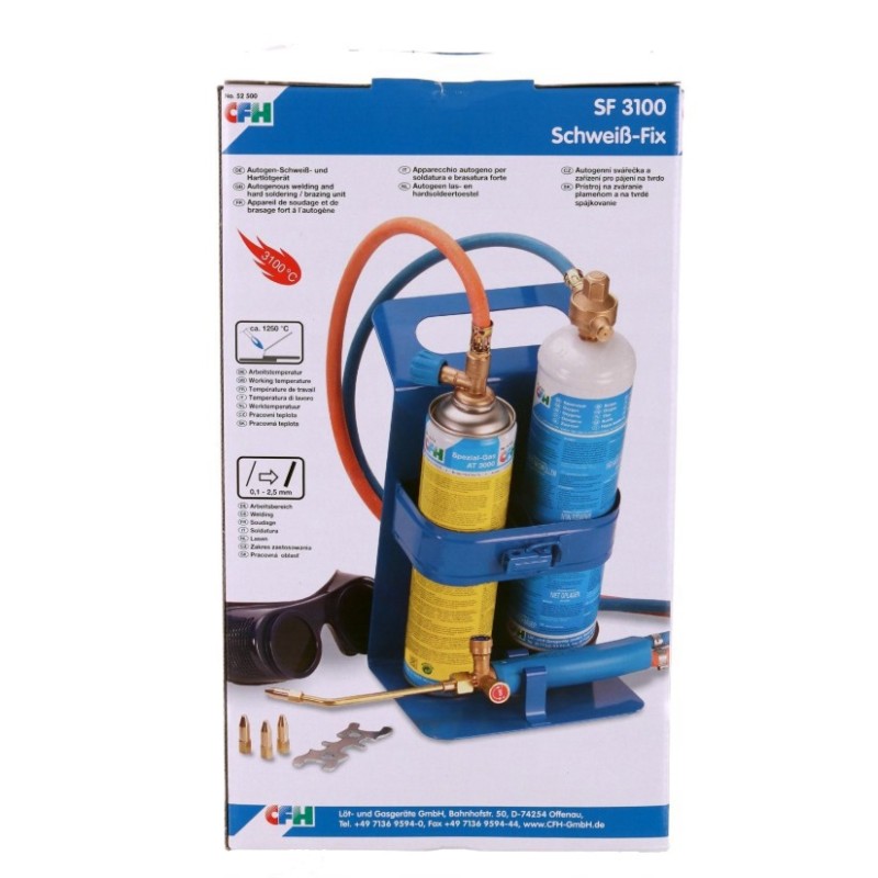 Profesjonalny Palnik CFH FIX 3100 Zestaw do Lutowania Twardego 3100°C