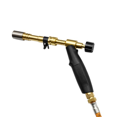 Palnik gazowy GLT-3 uniwersalny zestaw do lutowania 3 nasadki + wąż 2 m