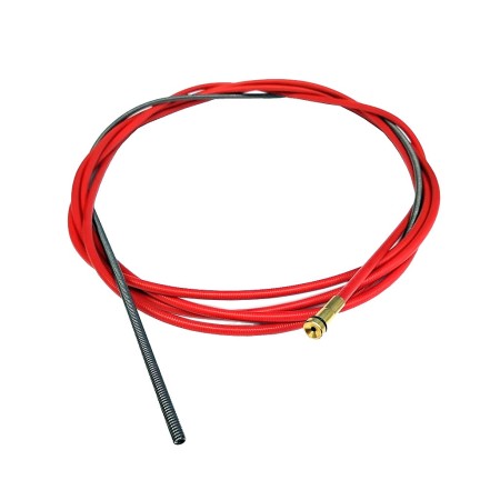 WKŁAD PANCERZ STALOWY CZERWONY  5,4m do drutu 1,0/1,2 mm 2,0/5,5mm