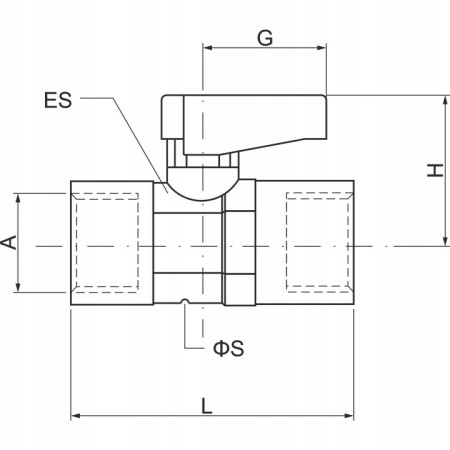 Zawór kulowy z odpowietrzeniem GHILUX 1/4" WW
