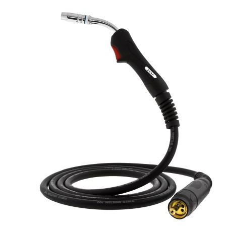 Uchwyt spawalniczy MIG MB25AK 5m EURO MAGNUM PROFI CZARNY