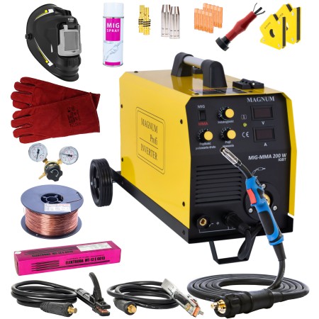 SPAWARKA MIG/MAG-MMA 200W IGBT MAGNUM ZESTAW 1
