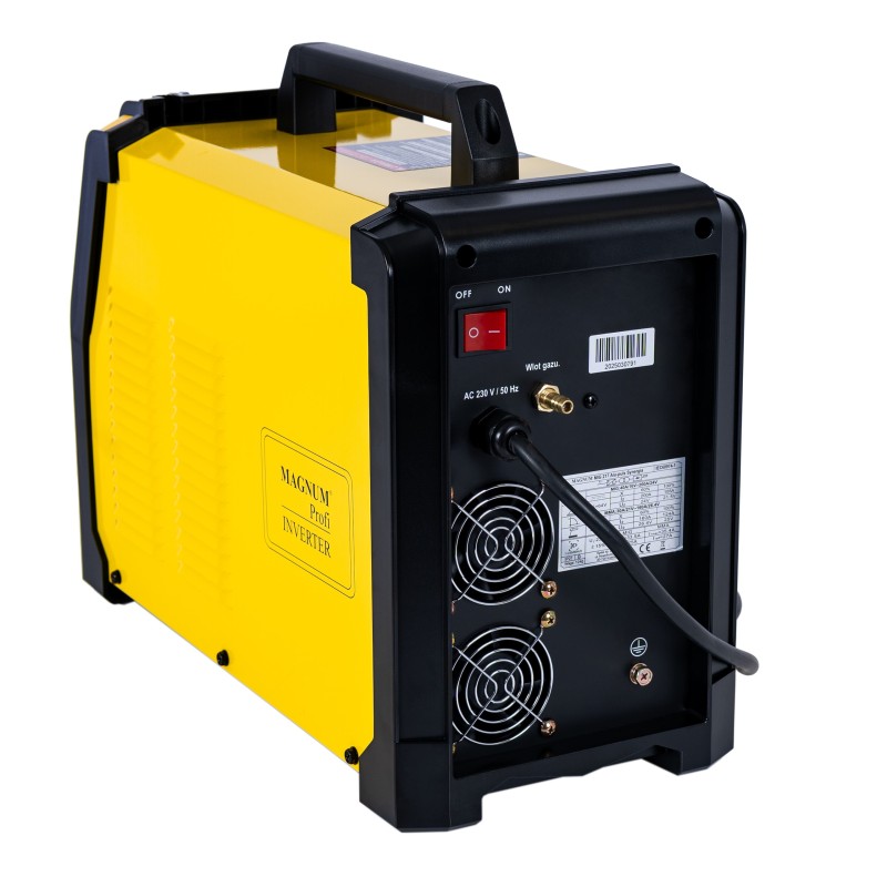 PÓŁAUTOMAT INWERTER MAGNUM MIG 217 ALU-PULS SYNERGIA MMA  ZESTAW 1