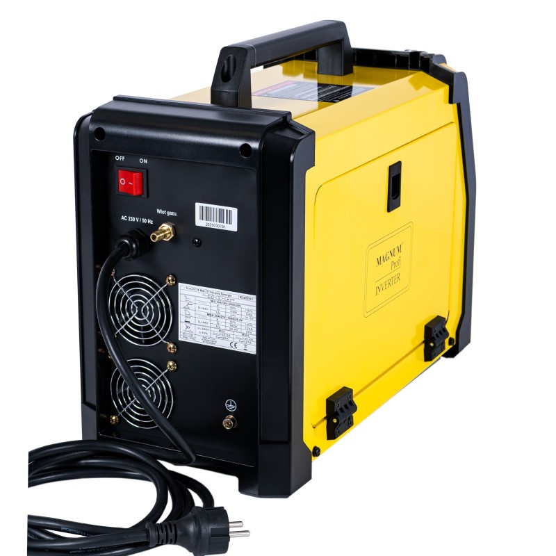 PÓŁAUTOMAT INWERTER MAGNUM MIG 217 ALU-PULS SYNERGIA MMA  ZESTAW 1