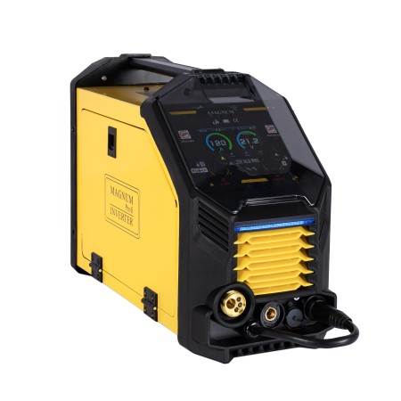 PÓŁAUTOMAT INWERTER MAGNUM MIG201 ALU PRO SYNERGIA LED, PULS ALU ZESTAW 1
