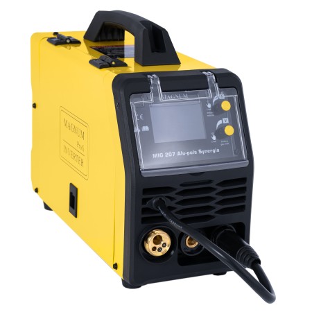 PÓŁAUTOMAT INWERTER MAGNUM MIG 207 ALU-PULS SYNERGIA MMA 230V ZESTAW 1